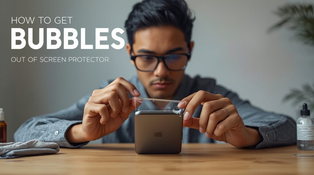 How to Get Bubbles Out of a Screen Protector