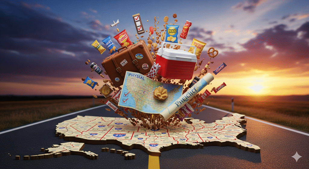 what to pack for a road trip across usa checklist